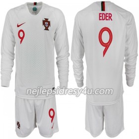 Fotbalový Dres Portugalsko EDER 9 Dětské Venkovní MS 2018 Dlouhý Rukáv